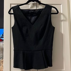 Tahari Thick Lace Peplum Top